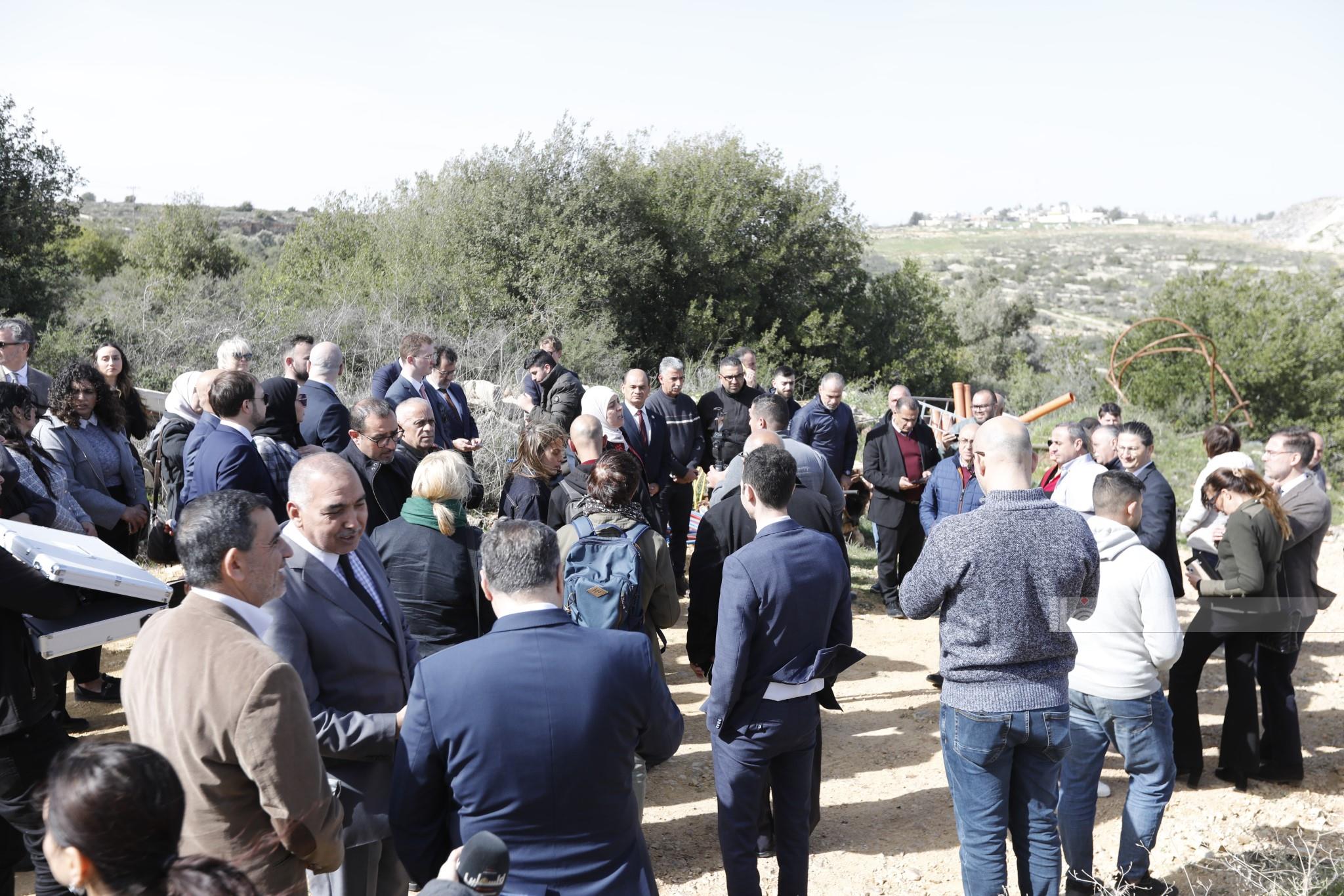 جانب من الزيارة الميدانية (تصوير بهاء نصر/وفا)